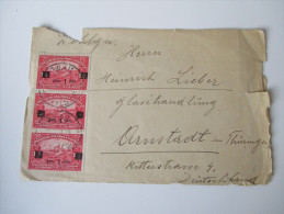 Jugoslawien / Serbien Brief Nach Deutschland Vrsac - Arnstadt. Nr. 162 Mehrfachfrankatur - Storia Postale