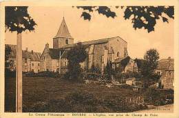 Depts Divers- Creuse - Ref M 367 - Royere - L'eglise Prise Du Champ De Foire -  Carte Bon Etat - - Royere