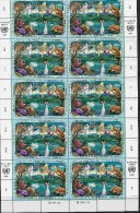 Nations Unies - Genève** N° 202 à 205 En Feuille -  Animaux - Blocks & Sheetlets