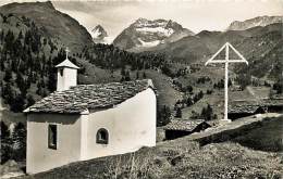 TRIFT - ALP OB SAAS - GRUND GEGEN FLETCHHORN UND LAQUINHORN. CARTOLINA ANNI '50 - Saas Im Prättigau