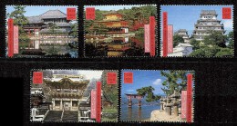 Nations Unies - Genève** N° 432 à 437  - Patrimoine Mondial. Japon - Unused Stamps