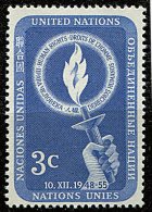 Nations Unies - New York** N° 38 - Journée Des Droits De L'Homme - Unused Stamps