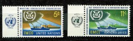 Nations Unies - New York** N° 119/120 - OIMCI - IMCO - Unused Stamps