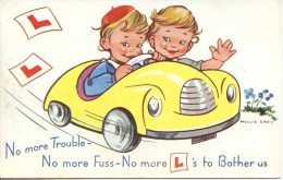 NO MORE TROUBLE, NO MORE FUSS By MOLLIE GREY - Humorous Cards