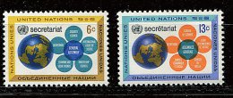 Nations Unies - New York** N° 175/176 - Secrétariat Des Nations Unies - Unused Stamps