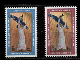 Nations Unies - New York** N° 177/178 - L'art Aux Nations Unies Statue D'H. Starke - Unused Stamps