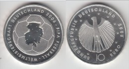 UNC - NEUVE ****  ALLEMAGNE - GERMANY - 10 EURO 2003 FIFA FUSSBALL 2006 - SILVER - ARGENT ****  EN ACHAT IMMEDIAT !!! - Deutschland