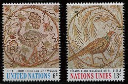 Nations Unies - New York** N° 195/196 - L'art Aux  Nations Unies (mosaïque Tunisienne) - Unused Stamps