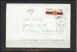 SPAIN Brief Postal History Envelope ES 040 ATM Automatic Stamps - Cartas & Documentos