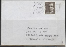 SPAIN Brief Postal History Envelope ES 052 Personalities King - Covers & Documents