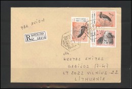 SPAIN Brief Postal History Envelope Air Mail ES 057 Fauna Birds - Storia Postale