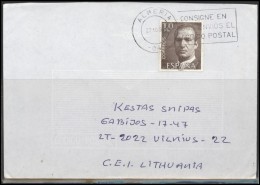 SPAIN Brief Postal History Envelope ES 060 Personalities King - Brieven En Documenten