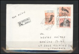 SPAIN Brief Postal History Envelope Air Mail ES 062 Birds - Brieven En Documenten