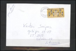 SPAIN Brief Postal History Envelope ES 064 ATM Automatic Stamps - Cartas & Documentos