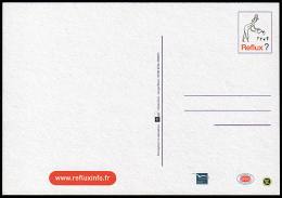 B2-09A- Carte Pub. Avec Pseudo Timbre - Private Stationery