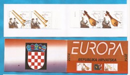 2014  EUROPA KROATIEN HRVATSKA CROAZIA FOLK INSTRUMENTS   USED   BOOKLET - 2014