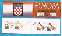 2014  EUROPA KROATIEN HRVATSKA CROAZIA FOLK INSTRUMENTS   USED   BOOKLET - 2014