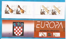 2014  EUROPA KROATIEN HRVATSKA CROAZIA FOLK INSTRUMENTS   USED   BOOKLET - 2014