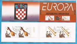 2014  EUROPA KROATIEN HRVATSKA CROAZIA FOLK INSTRUMENTS   USED   BOOKLET - 2014
