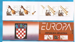 2014  EUROPA KROATIEN HRVATSKA CROAZIA FOLK INSTRUMENTS   USED   BOOKLET - 2014