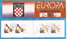 2014  EUROPA KROATIEN HRVATSKA CROAZIA FOLK INSTRUMENTS   USED   BOOKLET - 2014