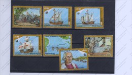 NICARAGUA Nº 1214 AL 1217     Y AE 1001 AL 1003 - Christoffel Columbus