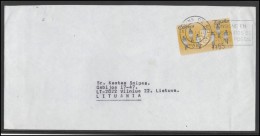 SPAIN Brief Postal History Envelope ES 091 ATM Automatic Stamps - Brieven En Documenten