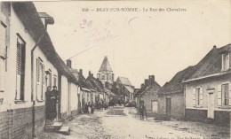 80  BRAY SUR SOMME / RUE DES CHEVALIERS  /////  MAI 14  / REF 2650 - Bray Sur Somme