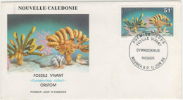 NUOVA CALEDONIA - NOUVELLE-CALEDONIE - 1988 - Fossile Vivant - FDC - FDC