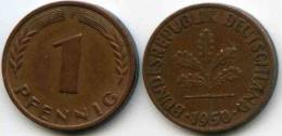 Allemagne Germany 1 Pfennig 1950 F J 380 KM 105 - 1 Pfennig