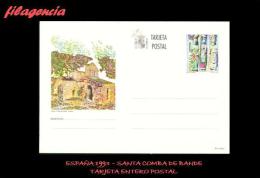 EUROPA. ESPAÑA. ENTEROS POSTALES. TARJETA ENTERO POSTAL 1993. TURISMO. SANTA COMBA DE BANDE - 1931-....