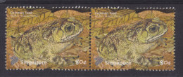 Singapore 2011 Common Toad Frog Pair MNH - Rane