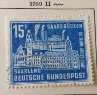 Saar - 1959 O/used Mi 446 - Gebraucht