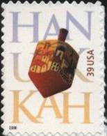 Mint Stamp  Hanukkah 2006  From USA - Joodse Geloof