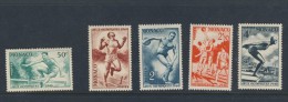 MONACO 1948  Y  N°319/23 NEUF* MLH   1/4 DE COTE - Sonstige & Ohne Zuordnung