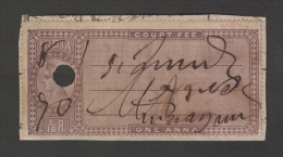 India  QV  1A  Court Fee  # 53109  F   Inde Indien - Sonstige & Ohne Zuordnung