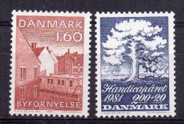 Serie Nº 740/1 Dinamarca - Unused Stamps