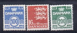 Serie   Nº 781/3  Dinamarca - Unused Stamps