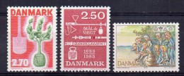 Serie   Nº 806/8  Dinamarca - Unused Stamps