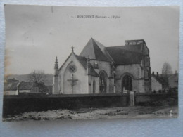 CPA 80 Somme MORCOURT Prés BRAY Sur Somme - L'église, Le Cimetière Autour De L'église 1929   N: 1 - Bray Sur Somme