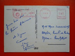 Cp Reserve Africaine Sigean  Aude France Les Guepards Tampon Officiel De La Visite Voyagé 1976 Cachet - Tigri