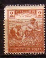 UNGARN / HONGRIE - 1916 - Serie Courant - 2 Fi ** Mi 190 - Unused Stamps