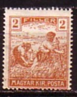 UNGARN / HONGRIE - 1916 - Serie Courant - 2 Fi * Mi 190 - Unused Stamps