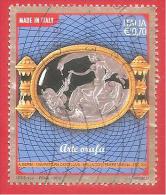 ITALIA REPUBBLICA USATO - 2013 - Arte Orafa - Spilla Con Venere Marina - € 0,70 - S. 3398 - 2011-20: Gebraucht