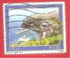 ITALIA REPUBBLICA USATO - 2012 - Turismo - Ustica - € 0,60 - S. 3334 - 2011-20: Oblitérés