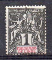 INDE N°1 Neuf Sans Gomme - Unused Stamps