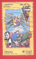 ITALIA REPUBBLICA USATO - 2013 - Folclore Italiano - Carnevale Di Fano - € 0,60 - S. 3375 - 2011-20: Used