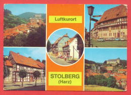144240 /  LUFTKURORT STOLBERG ( HARZ ) -  TEILANSICHT VON SUD RATHAUS -  DDR Germany Deutschland Allemagne Germania - Stolberg (Harz)