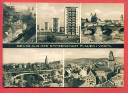 144292 /  GRUSS AUS DER SPITZENSTADT PLAUEN / VOGTL. -  DDR Germany Deutschland Allemagne Germania TO Bulgaria Bulgarie - Plauen