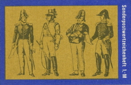 DDR Sondermarkenheftchen SMHD 25 Postuniformen Ohne Briefmarken - Postzegelboekjes